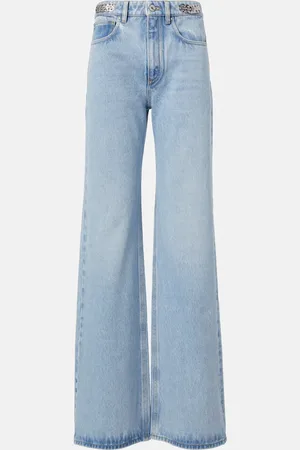 Paco rabanne High-Rise Wide-Leg Jeans