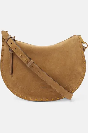Isabel Marant Schultertasche Oskan Soft aus Veloursleder