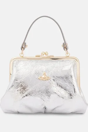Vivienne Westwood Tote Granny aus Metallic-Leder