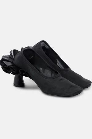 DRIES VAN NOTEN Pumps aus Mesh mit Leder
