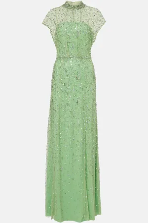 Jenny Packham Robe Crystal Drop mit Kristallen