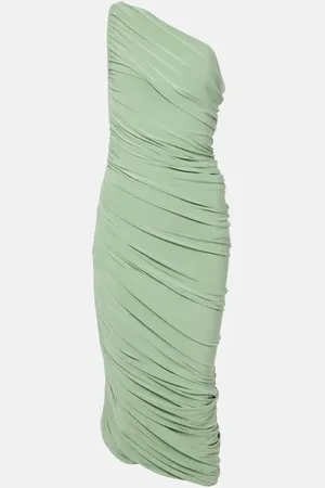 Norma Kamali One-Shoulder-Maxikleid Diana aus Jersey