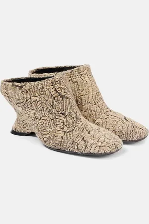 DRIES VAN NOTEN Wedges aus Jacquard