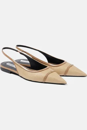 Victoria Beckham Slingback-Ballerinas aus Denim