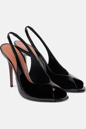 Amina Muaddi Slingback-Pumps Kristina 105 aus Lackleder