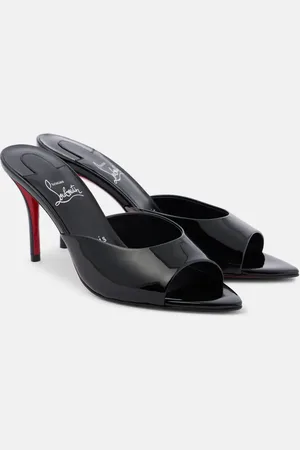 Christian Louboutin Pantoletten Miss Z 80 aus Lackleder