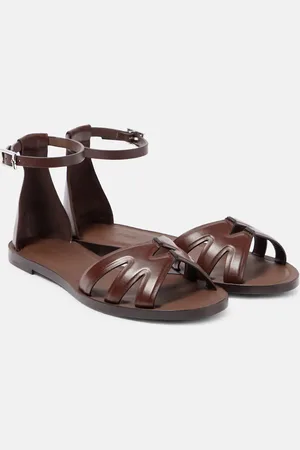 Max Mara Sandalen Doublefla aus Leder