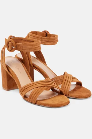 Gianvito Rossi Sandalen Lianne 70 aus Veloursleder