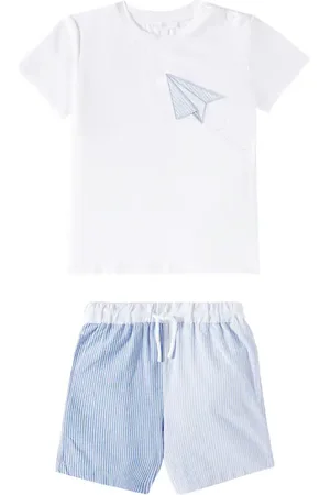 PATACHOU Set aus T-Shirt und Shorts aus Baumwolle
