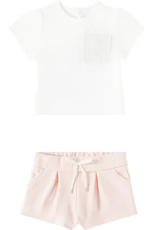 Chloé Chloé Kids Baby Set aus T-Shirt und Shorts