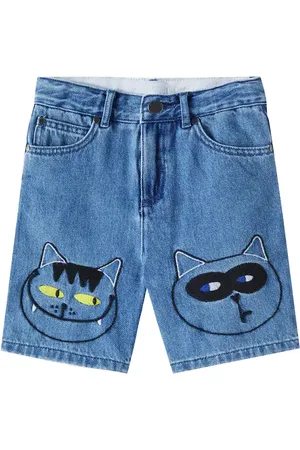 Stella McCartney Bedruckte Jeansshorts