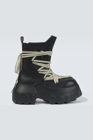 Rick Owens Schnürstiefel Megalace Mega Tractor aus Leder
