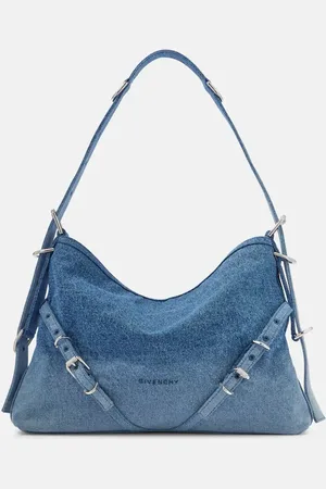 Givenchy Schultertasche Voyou Medium aus Denim