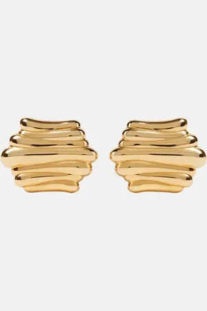 Khaite Ohrringe Crema, 18kt vergoldet