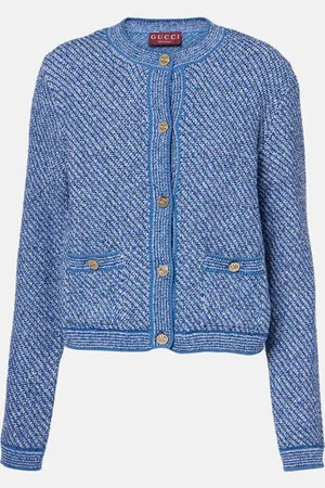 Gucci Cardigan Double G aus einem Baumwollgemisch