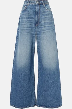 Sportmax Mid-Rise Wide-Leg Jeans Angri