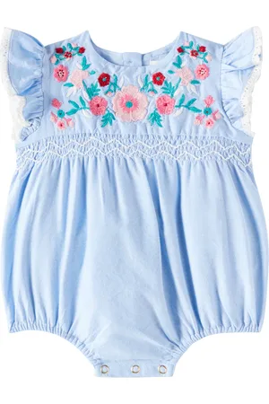 Louise Misha Baby Bestickter Spieler Nusha aus Baumwolle
