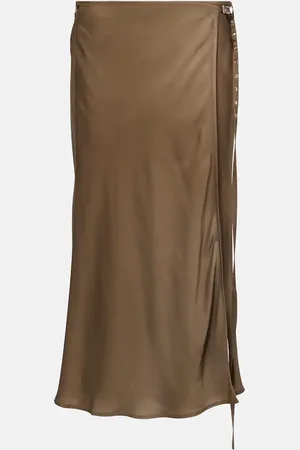 Acne Studios Wickelrock aus Satin