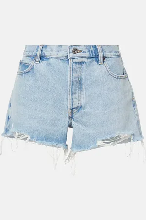 Frame Mid-Rise Jeansshorts The Hang