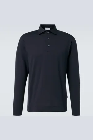 LARDINI Polopullover aus Baumwolle und Seide