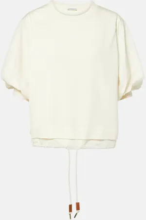 Moncler Top aus Baumwoll-Jersey