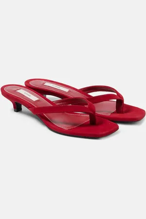 Totême Sandalen aus Veloursleder