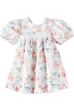 Tartine Et Chocolat Baby Besticktes Kleid aus Baumwolle
