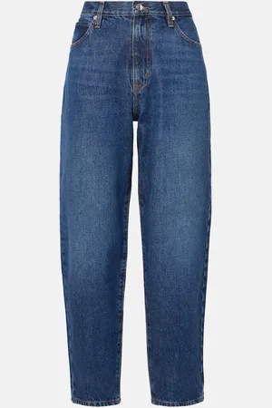 Frame High-Rise Wide-Leg Jeans The Candle