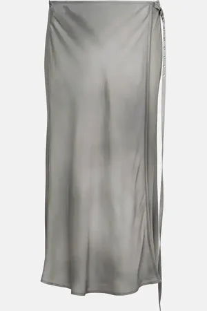 Acne Studios Wickelrock aus Satin