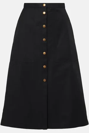 Moncler Midirock aus einem Baumwollgemisch