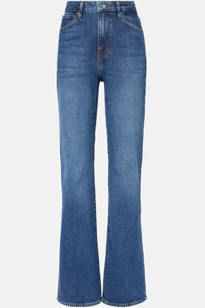 Frame High-Rise Bootcut Jeans Arrow