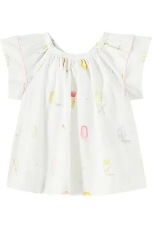BONPOINT Baby Top Alisia aus Baumwollpopeline
