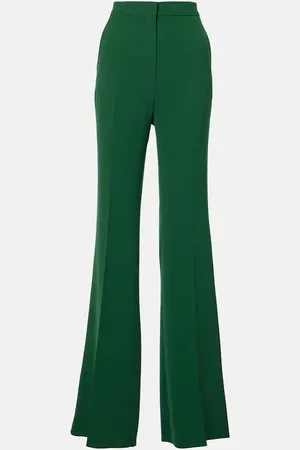 Max Mara Gerade High-Rise-Hose aus Cady