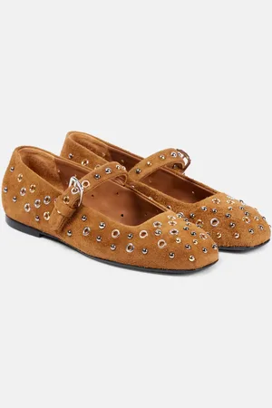 Dorothee Schumacher Mary-Jane-Ballerinas Wild Softness aus Veloursleder