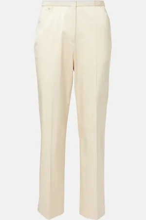 Totême Gerade Hose aus einem Baumwollgemisch