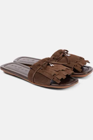 Hogan Pantoletten H685 aus Veloursleder