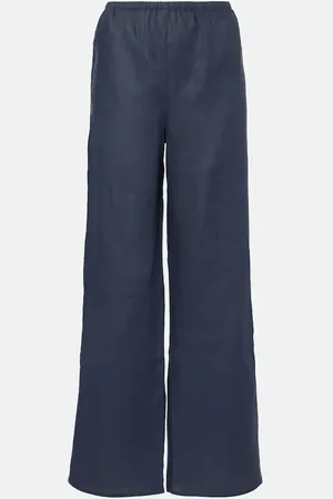 ASCENO Weite Hose Austin aus Leinen