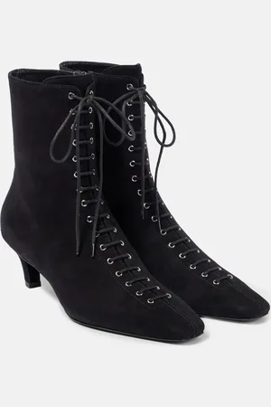 Totême Ankle Boots aus Veloursleder