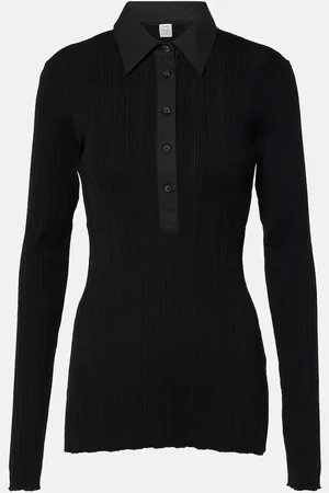 Totême Polopullover aus Jersey