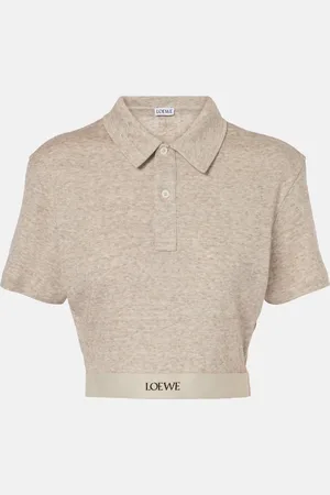 Loewe Cropped-Top aus Baumwolle und Wolle