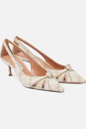 Aquazzura Pumps Premiere 50 aus Tweed