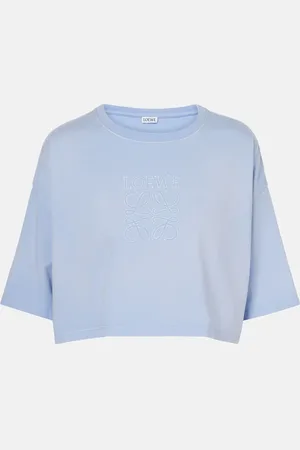 Loewe Cropped-Top Anagram aus Baumwoll-Jersey