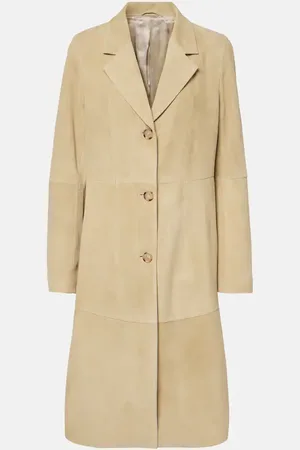 Totême Mantel aus Veloursleder