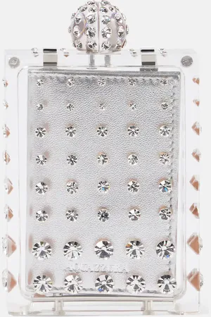 Aquazzura Clutch Tequila Mini mit Kristallen