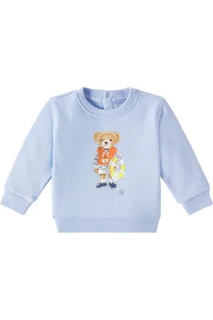 Ralph Lauren Baby Sweatshirt Polo Bear aus Baumwoll-Jersey