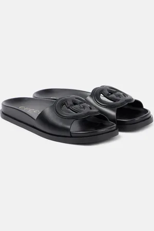 Gucci Pantoletten GG aus Leder