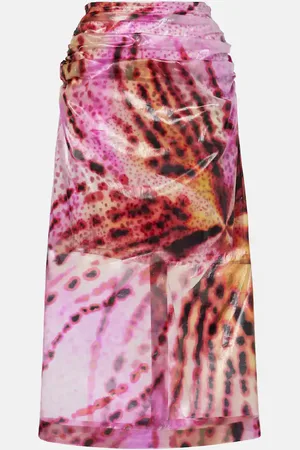 DRIES VAN NOTEN Bedruckter Midirock Sami