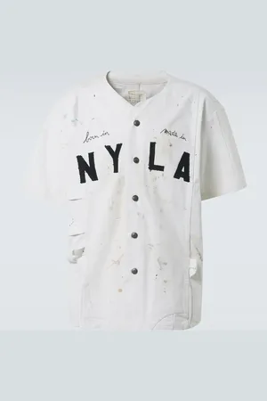GREG LAUREN Hemd Painter aus Baumwolle