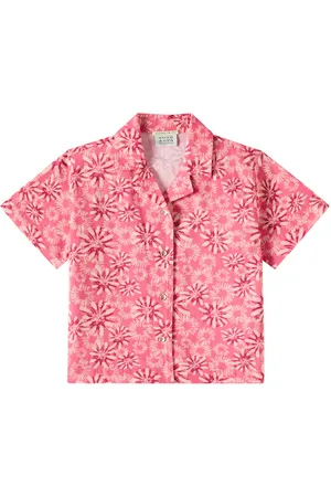 Scotch&Soda Bedrucktes Hemd aus Baumwolle und Leinen