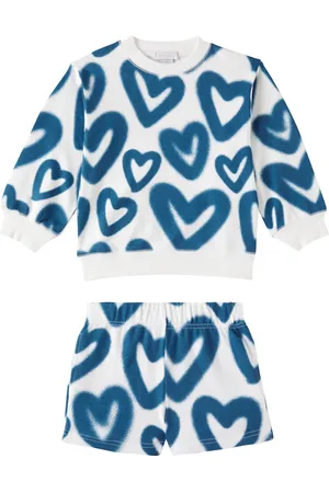 Stella McCartney Set aus Sweatshirt und Shorts aus Baumwolle